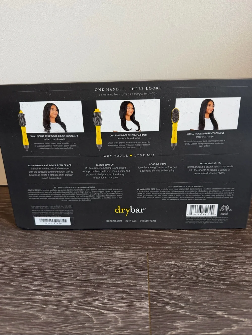 The Triple Shot Interchangeable Blow-Dryer Brush Set by drybar